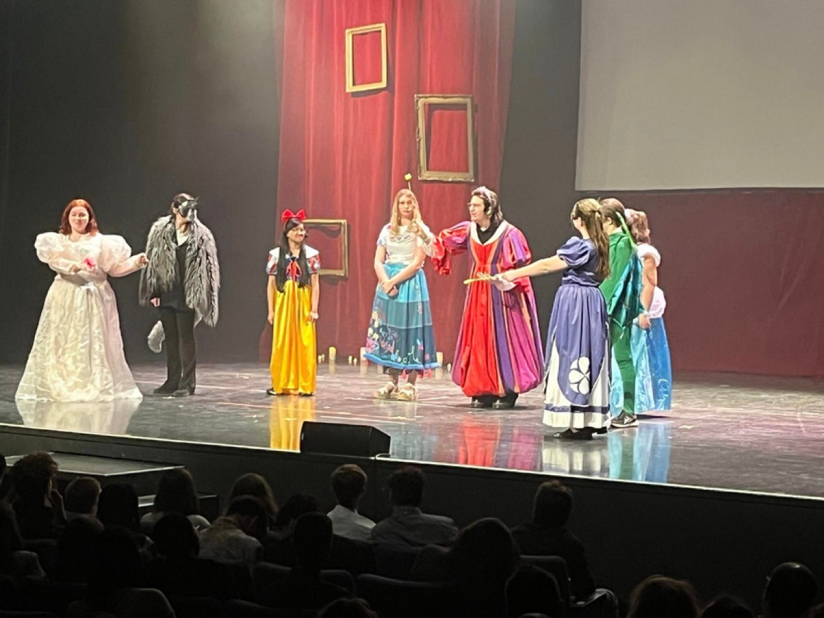 Spectacle de troupe devant public